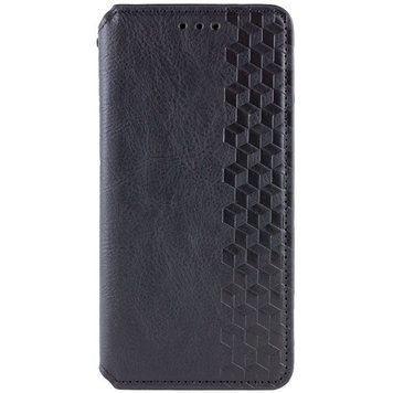Кожаный чехол-книжка GETMAN Cubic для Xiaomi Redmi 14C / Poco C75 Черный 555-01652 фото