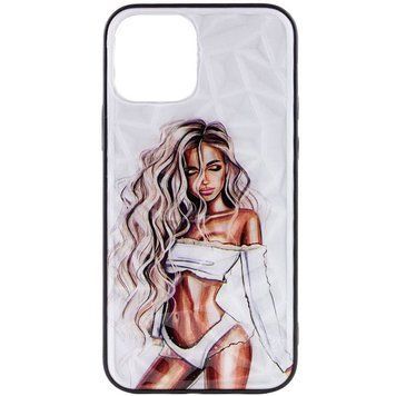 TPU+PC чехол Prisma Ladies для Apple iPhone 13 Pro (6.1") White 208-06009 фото