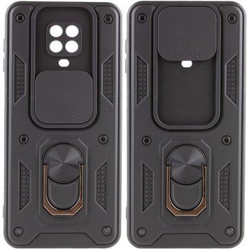Ударостійкий чохол Camshield Serge Ring для Xiaomi Redmi Note 9s / Note 9 Pro / 9 Pro Max Black 777-04669 фото