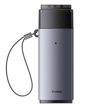 Кардридер Baseus Lite Series USB-A to SD/TF Card Reader Grey WKQX060013 фото
