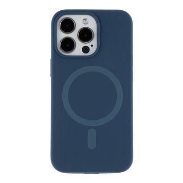 Чехол Glow Silicone Case with Magsafe для iPhone 13 Pro Max Dark blue 214-03883 фото