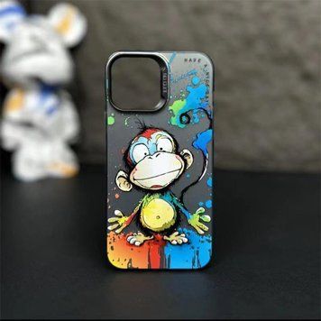 Чохол So Cool Print для Apple iPhone 12/12 Pro Monkey 666-01414 фото