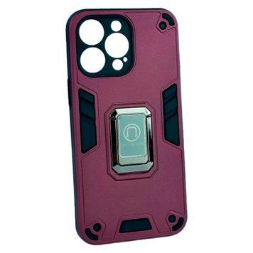 Чехол Iron Warriors Separate Camera для iPhone 14 Pro Бордовый 208-04453 фото