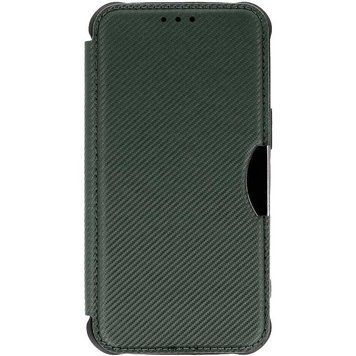Кожаный чехол-книжка GETMAN Razor (PU) для Samsung Galaxy A06 Green 777-07682 фото