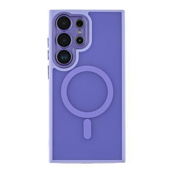 Чохол TPU+PC Magnetic Matte Camera Lens with Magsafe для Samsung Galaxy S24 5G (S921) Purple 757-00297 фото