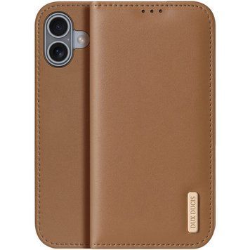 Чохол-книжка Dux Ducis Hivo для iPhone 16 (6.1") Brown 555-00586 фото