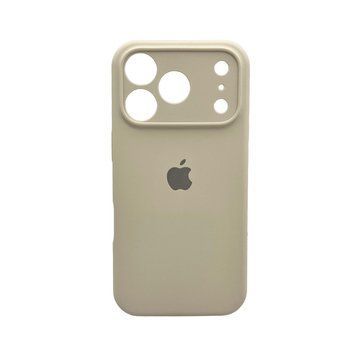 Силиконовый чехол с закрытой камерой для iPhone 17 Pro Max Stone 666-04301 фото