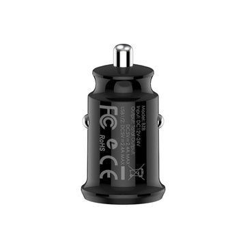 Автомобільний зарядний пристрій BOROFONE BZ8 MaxRide Dual Port Car Charger Black 656-00314 фото