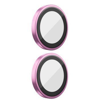 Захисне скло BlueO Metal на камеру для Apple iPhone 16 (6.1") / 16 Plus (6.7") Рожевий / Pink 777-08394 фото