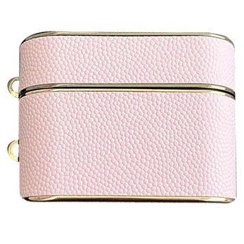 Кожаный футляр Suitcase для наушников AirPods 3 Pink 203-00353 фото