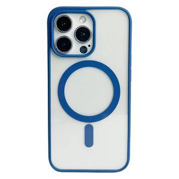 Силіконовий чохол Clear Color Case with MagSafe для iPhone 11 Pro Max Синій 214-00404 фото