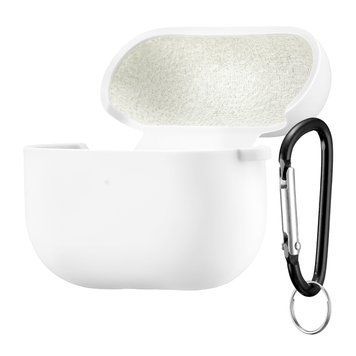 Силиконовый чехол 2,5mm с микрофиброй для AirPods Pro White 203-00188 фото