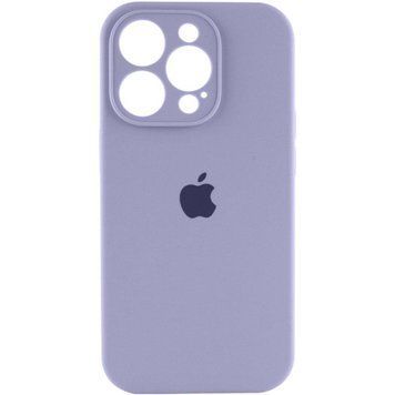 Силіконовий чохол з закритою камерою для iPhone 16 Pro Max Lavender Grey 666-01312 фото