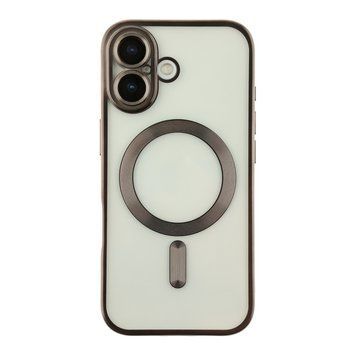 Чохол TPU Metallic Chrome Full Camera with Magsafe для iPhone 17 Chrome Black 214-04606 фото