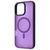 Чехол WAVE Matte Insane Case with Magnetic Ring для iPhone 16 Pro Deep purple 656-07884 фото