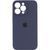 Силиконовый чехол с закрытой камерой для iPhone 13 Pro Midnight Blue 208-00756 фото