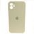 Силиконовый чехол с квадратными бортиками для iPhone 11 Pale Yellow 208-00863 фото