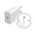 Комплект заряджання для iPhone WUW T53 Type-C to Lightning 2.4A Білий 209-00263 фото