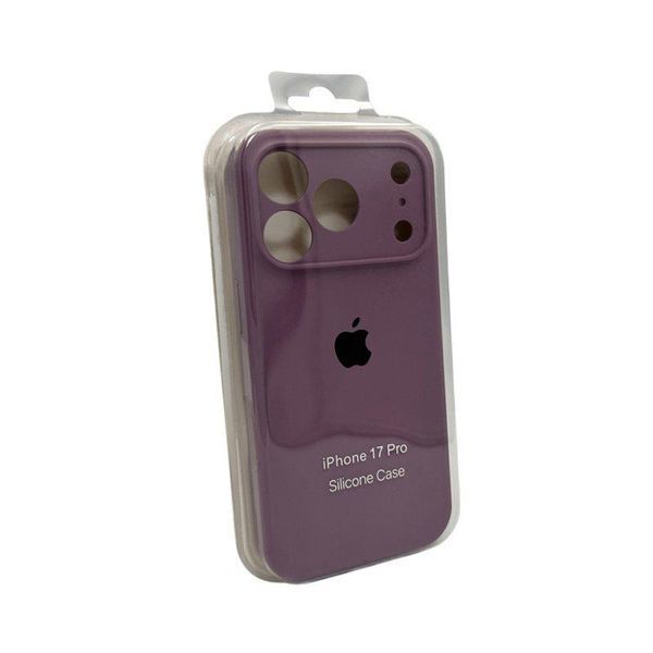 Силиконовый чехол с закрытой камерой для iPhone 17 Pro Max / 18 Pro Max (6.9") Taro Purple 666-04351 фото