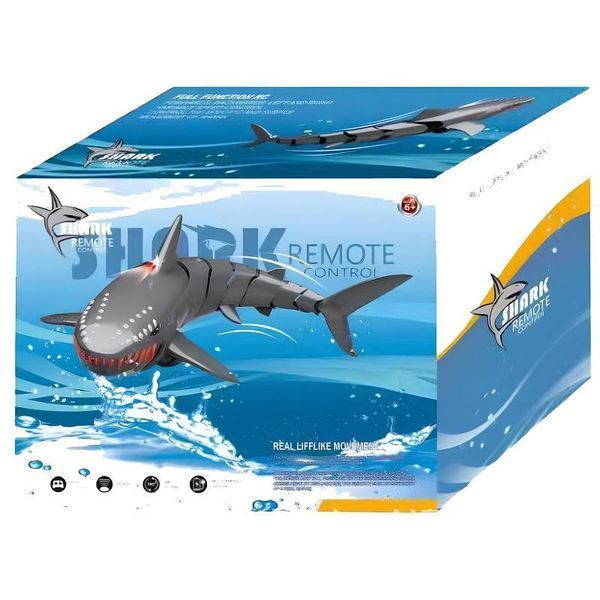 Лодка на радиоуправлении SHT FY666 Shark 2.4G Grey 656-03568 фото