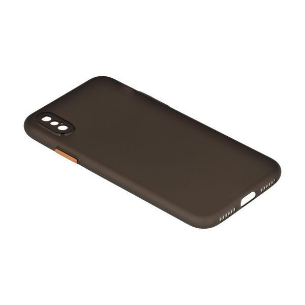 Силіконовий чохол Ultra-thin Matte TPU with Frame для iPhone Xs Max Чорний 208-01081 фото