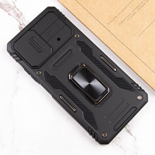 Ударопрочный чехол Camshield Army Ring для Xiaomi Poco F5 / Note 12 Turbo Black 777-05067 фото