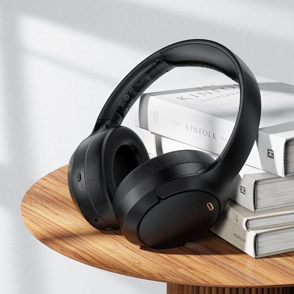 Бездротові накладні навушники ACEFAST H6 active noise reduction wireless headset Black 6974316283683 фото