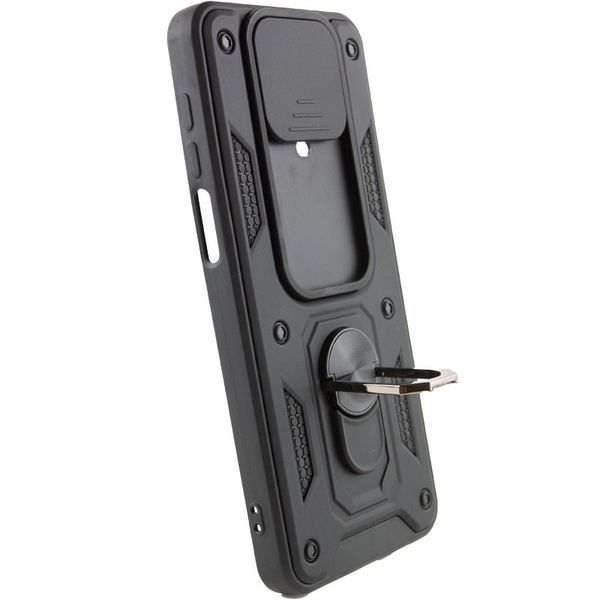 Ударопрочный чехол Camshield Serge Ring для Xiaomi Redmi Note 9s / Note 9 Pro / 9 Pro Max Black 777-04669 фото