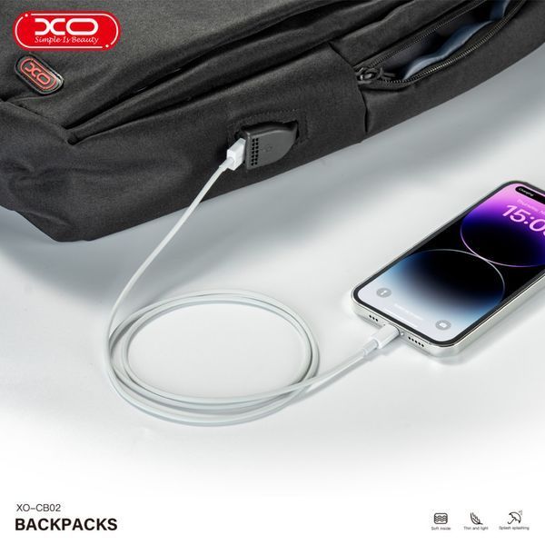 Рюкзак XO CB02 Black 17 Inch 220-00021 фото