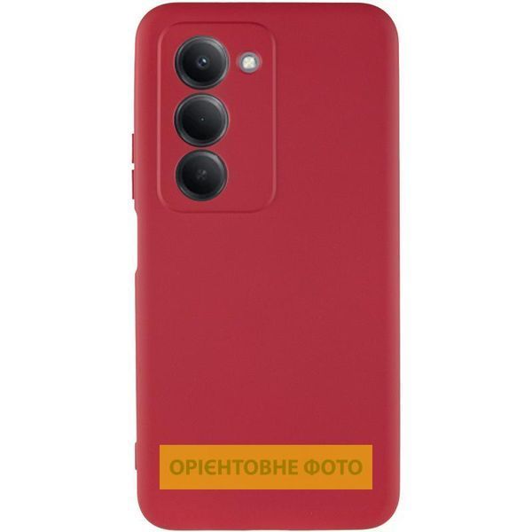 Чохол TPU GETMAN Liquid Silk Full Camera для Xiaomi Redmi 15 4G (Global) / 5G Dark Red 656-08786 фото