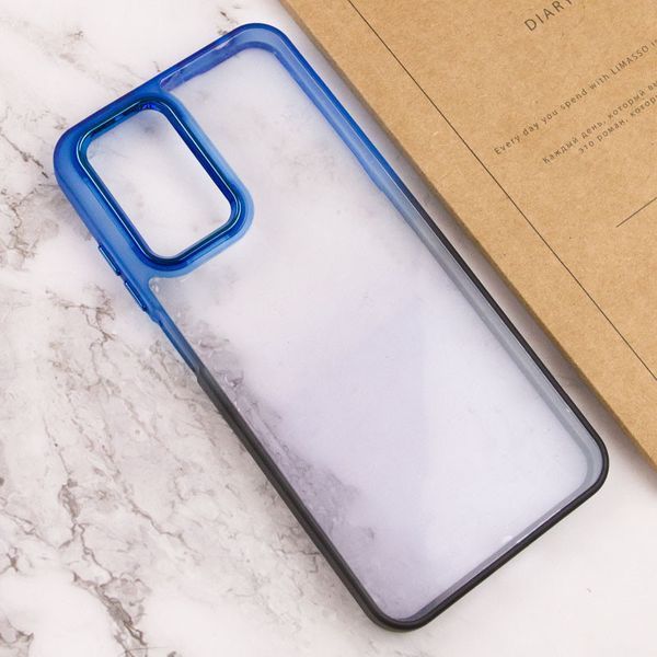 Чохол TPU+PC Fresh sip series для Realme C67 4G Чорний / Синій 777-06583 фото