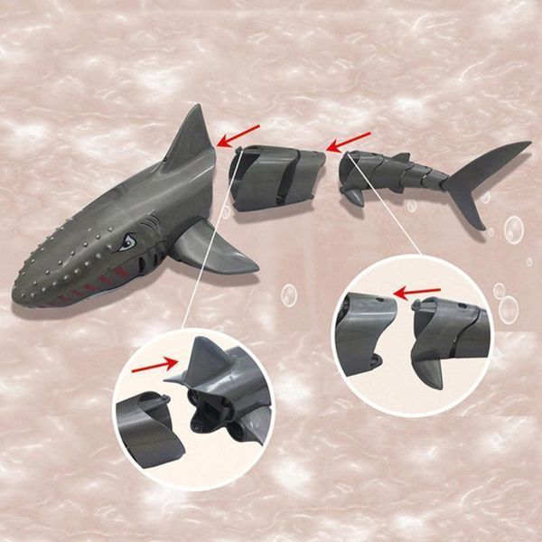 Лодка на радиоуправлении SHT FY666 Shark 2.4G Grey 656-03568 фото
