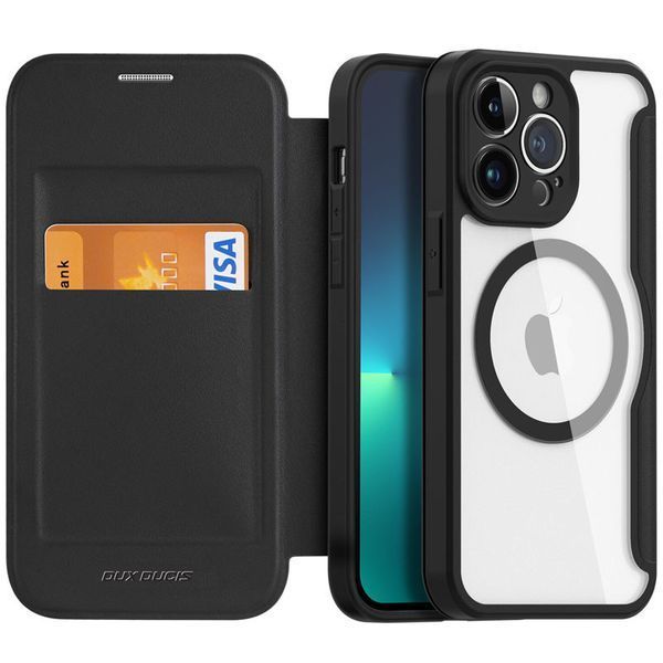 Чохол-книжка Dux Ducis Skin X Pro with MagSafe для Apple iPhone 15 Pro (6.1") Black 777-08164 фото