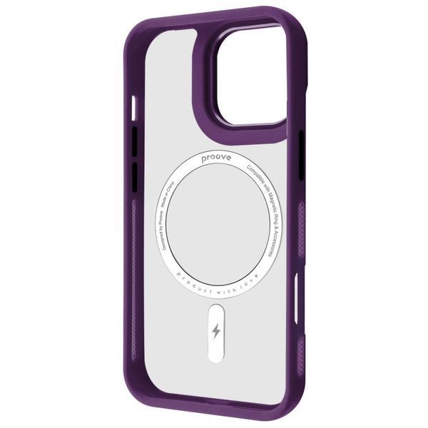 Чехол Proove Clear Essence Case with Magnetic Ring iPhone 16 Pro Gray 656-04409 фото