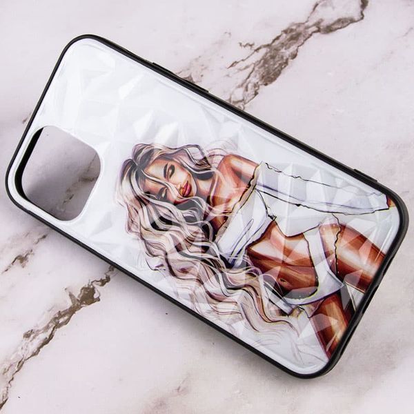 TPU+PC чехол Prisma Ladies для Apple iPhone 13 Pro (6.1") White 208-06009 фото