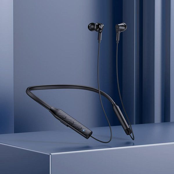 Бездротові навушники BOROFONE BE59 Rhythm neckband BT earphones Black 656-02064 фото