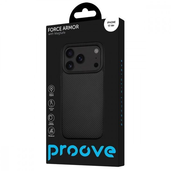 Чехол Proove Force Armor Case with Magnetic Ring iPhone 17 Air Black 656-04665 фото