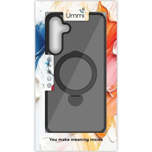 Чохол Ummi Colorful with MagSafe HQ Ring для Samsung Galaxy S24 Black 777-08737 фото