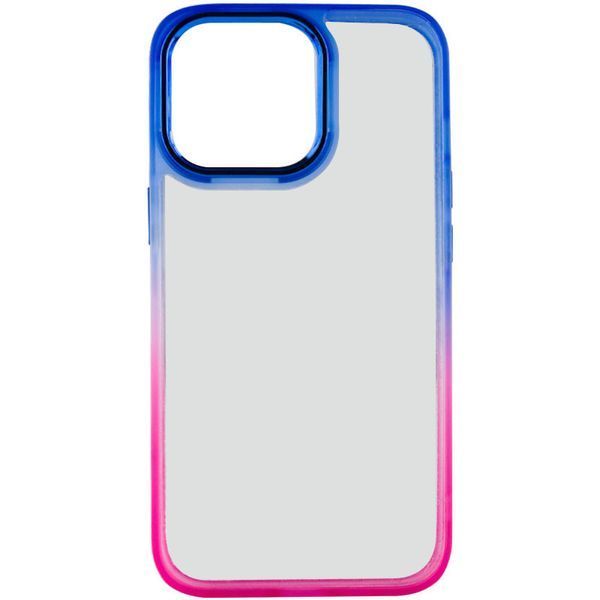 Чехол TPU+PC Fresh sip series для Apple iPhone 14 Pro Max (6.7") Розовый / Синий 777-06683 фото