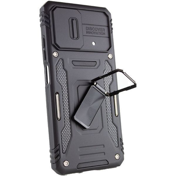 Ударопрочный чехол Camshield Army Ring для Xiaomi Poco F5 / Note 12 Turbo Black 777-05067 фото
