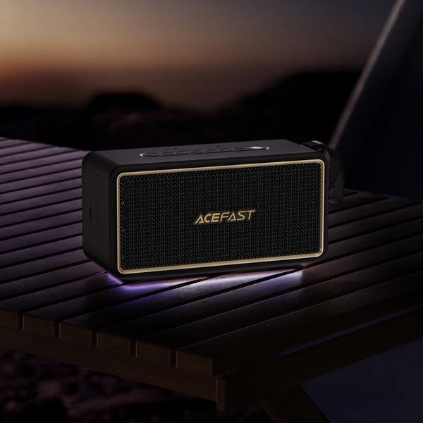 Портативна колонка ACEFAST K3 Ultra portable wireless speaker, 60W, IPX6, Black 6974316285106 фото