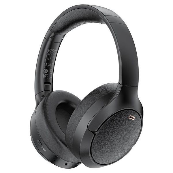 Бездротові накладні навушники ACEFAST H6 active noise reduction wireless headset Black 6974316283683 фото