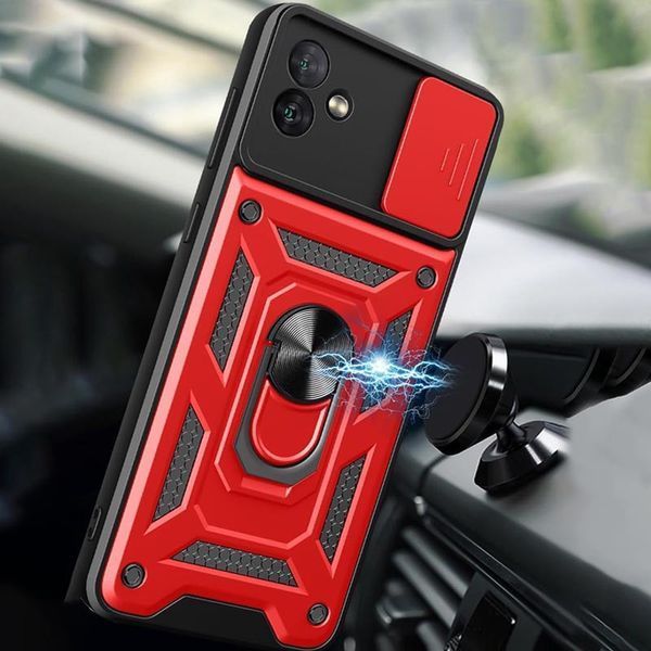 Ударостійкий чохол Camshield Serge Ring для Samsung Galaxy A06 Red 777-04328 фото