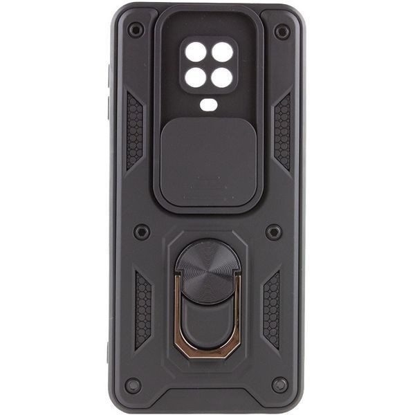 Ударопрочный чехол Camshield Serge Ring для Xiaomi Redmi Note 9s / Note 9 Pro / 9 Pro Max Black 777-04669 фото