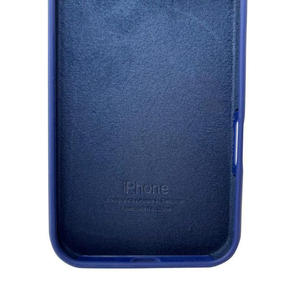 Силіконовий чохол для iPhone 16 Pro Navy Blue 666-01210 фото