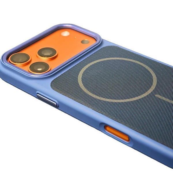 Чохол TPU TechWoven Hybrid with MagSafe для Apple iPhone 15 Pro (6.1") Blue 214-04756 фото