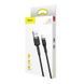 Кабель Baseus Cafule Cable USB For Lightning 1.5A 2m Gray+Black CALKLF-CG1 фото 2