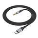 Аудиокабель HOCO UPA26 Type-C to 3.5mm male, nylon braid, 1m, Black 6942007608824 фото 4