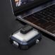 Футляр противоударный Locking Button для наушников Airpods 1/2 Blue 203-00403 фото 6