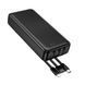 Зовнішній акумулятор BOROFONE BJ79A Clever (20000 mAh) with 3 cables Black 216-00128 фото 3